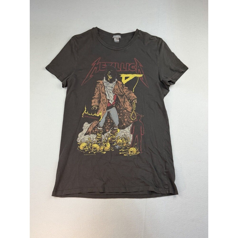 Metallica Unforgiven Pushead Reproduction by Divided Tee Shirt Size S